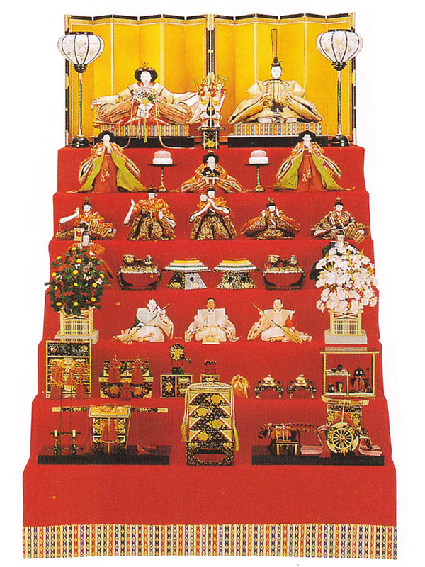 京式十五人揃(七段飾り)